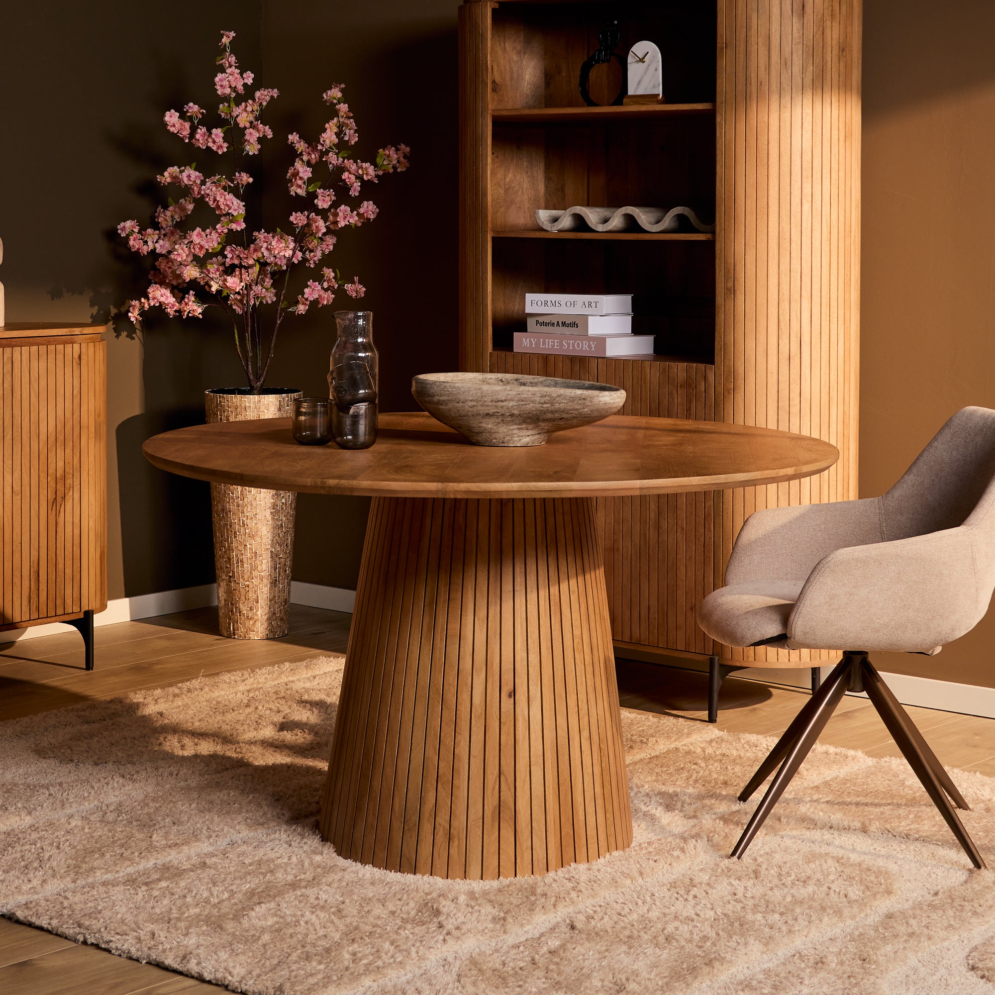 Eettafel Solana | 130 cm | Naturel