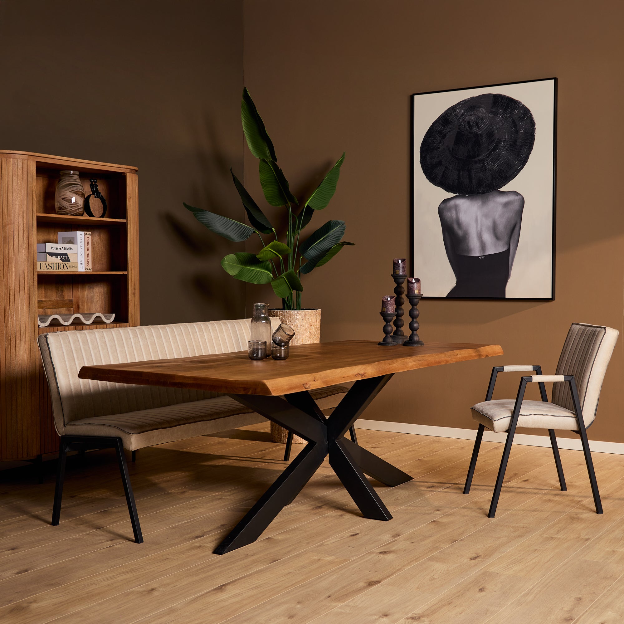 Boomstamtafel Boston | 220 cm
