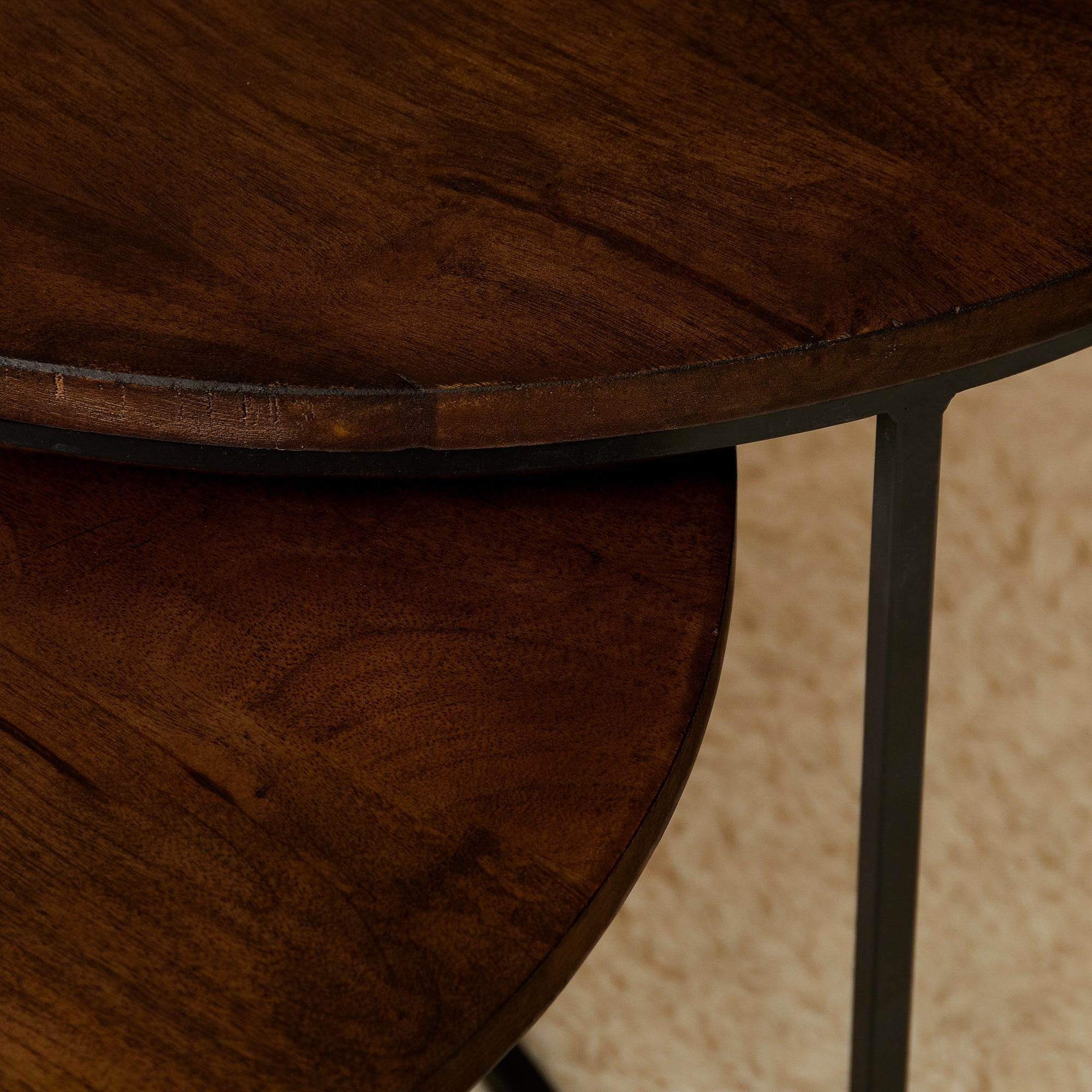 Salontafel Madison Brown | 70 cm | set van 2