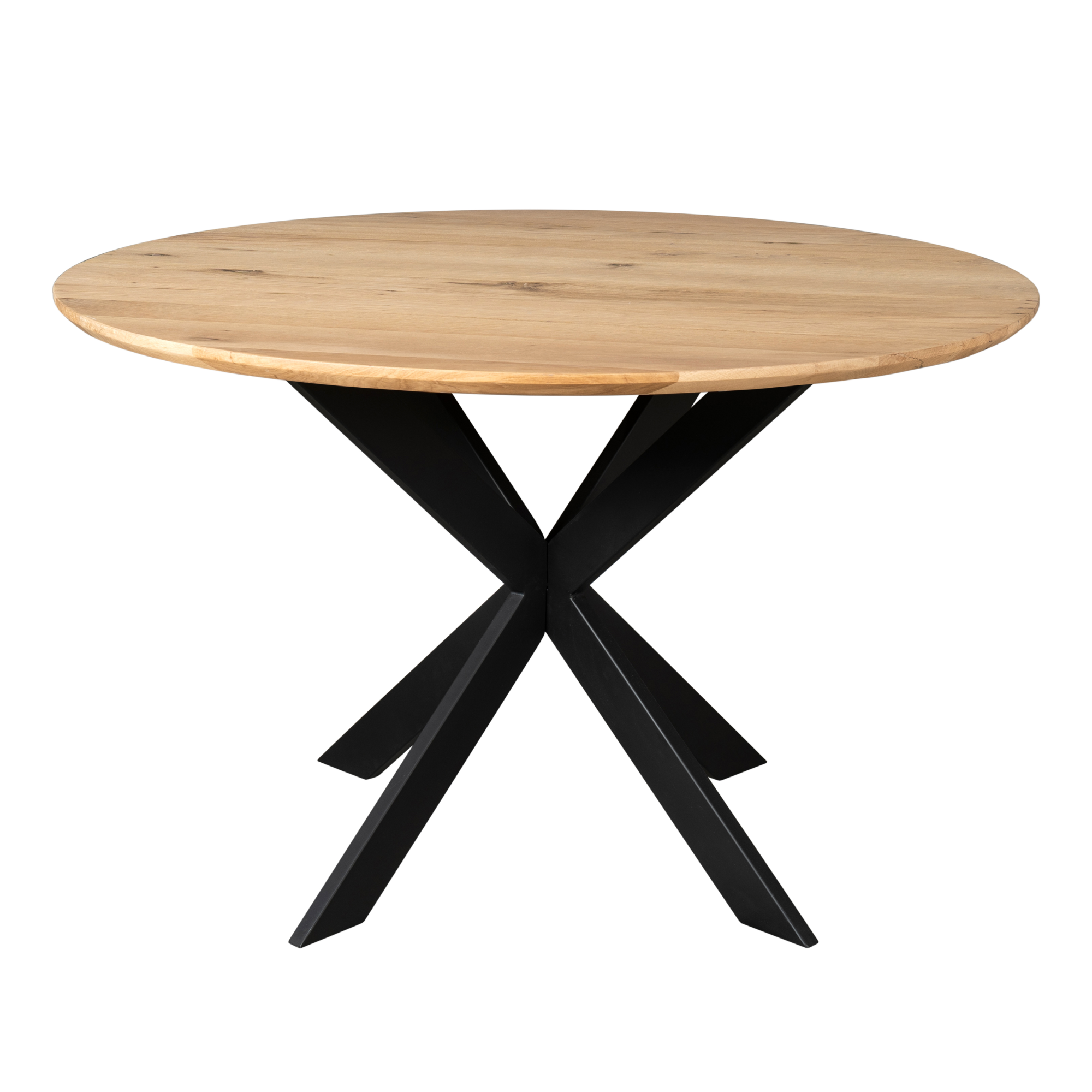 Eiken eettafel Ferris | Rond 130 cm | Naturel
