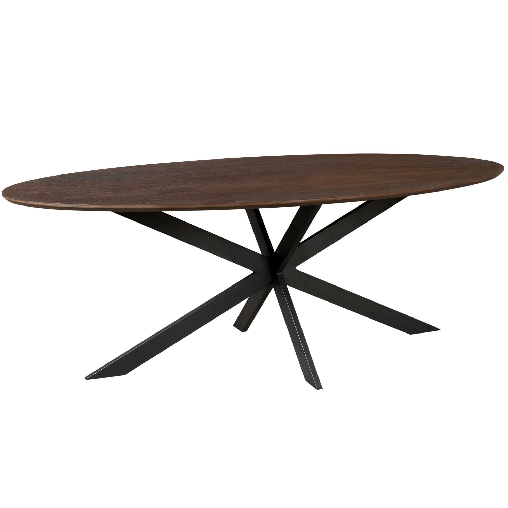 Eiken eettafel Ferris | Ovaal 210 cm | Brown