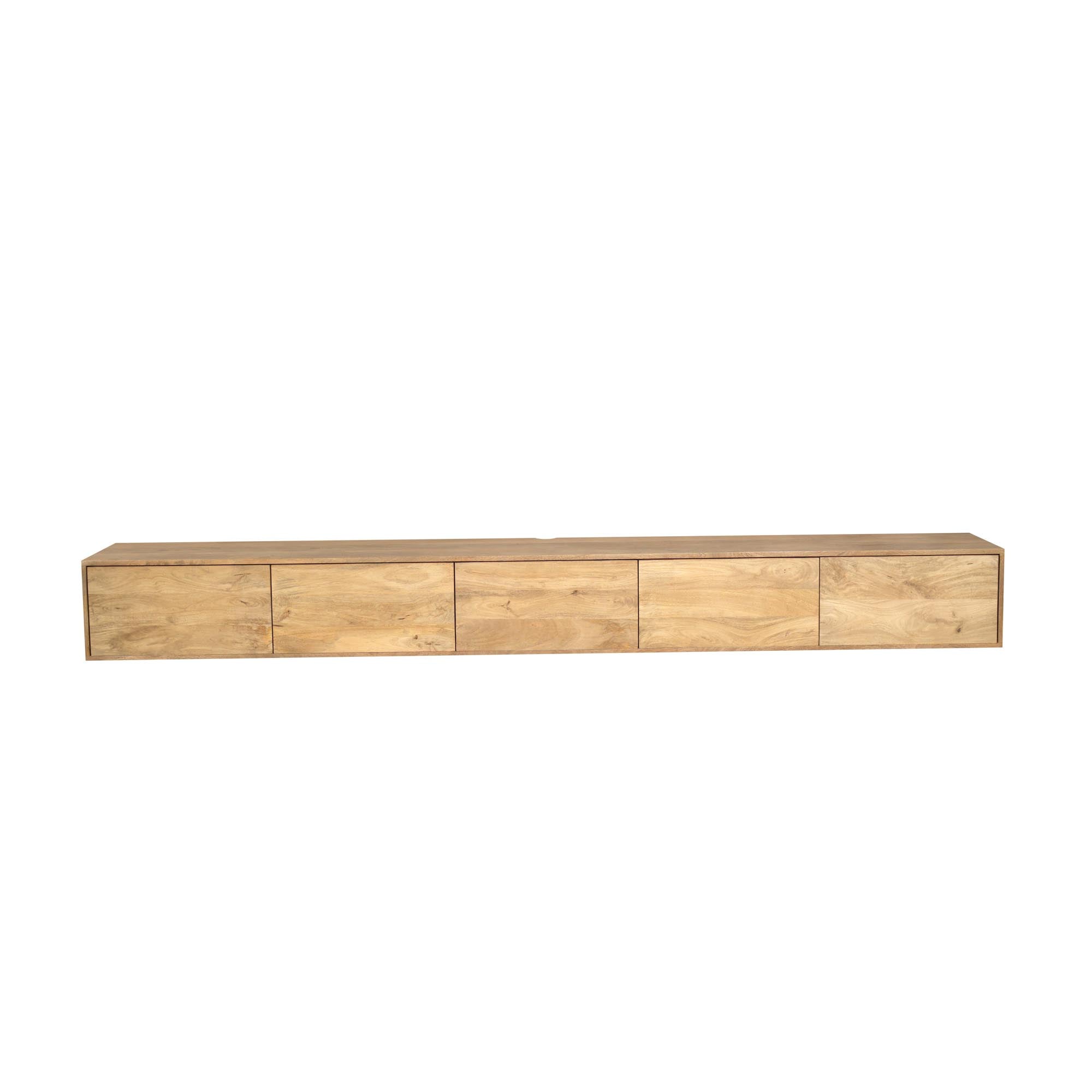 Zwevend tv meubel Vision Licht mango | 280 cm