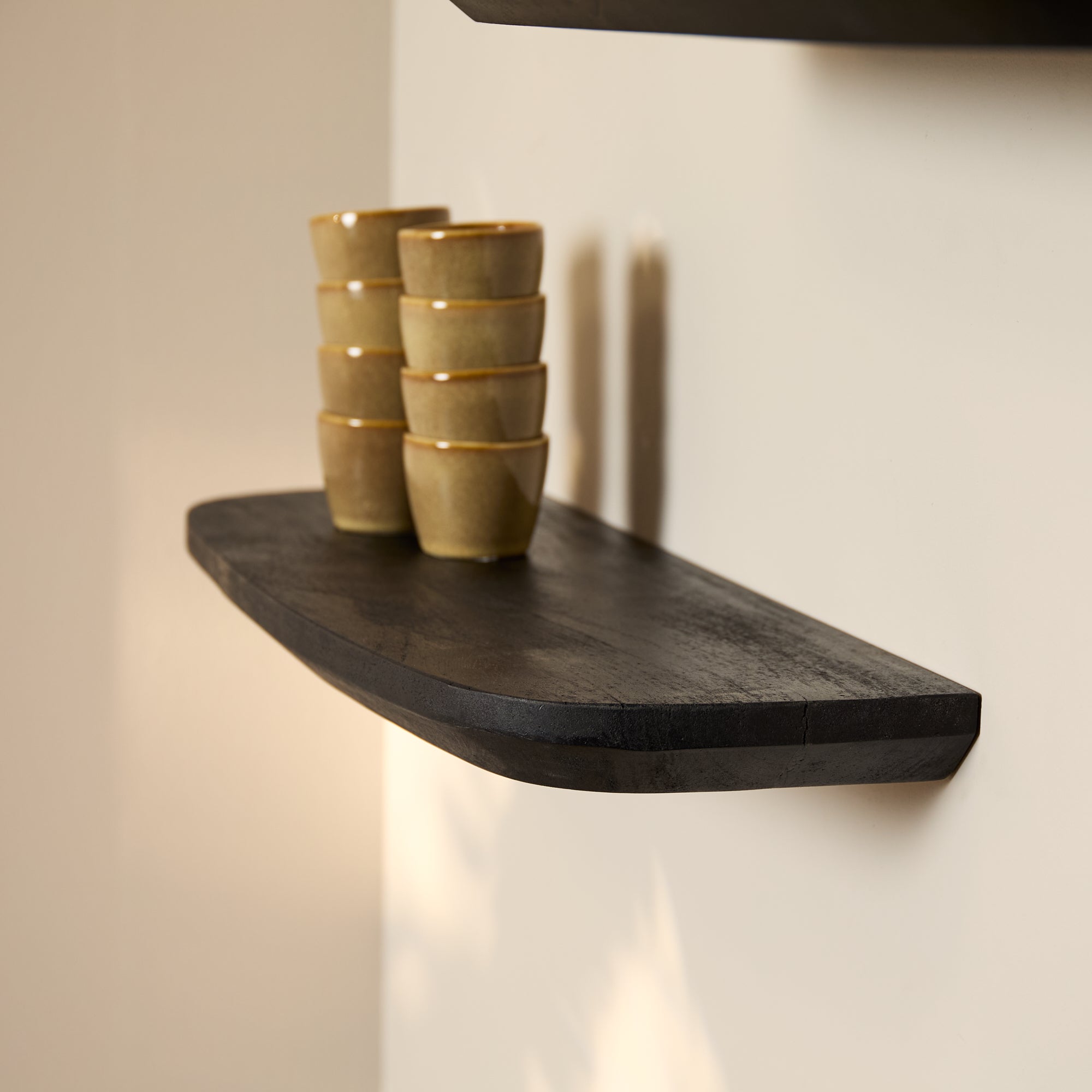 Wandplank Gusta Black | 60 cm | Set van 3