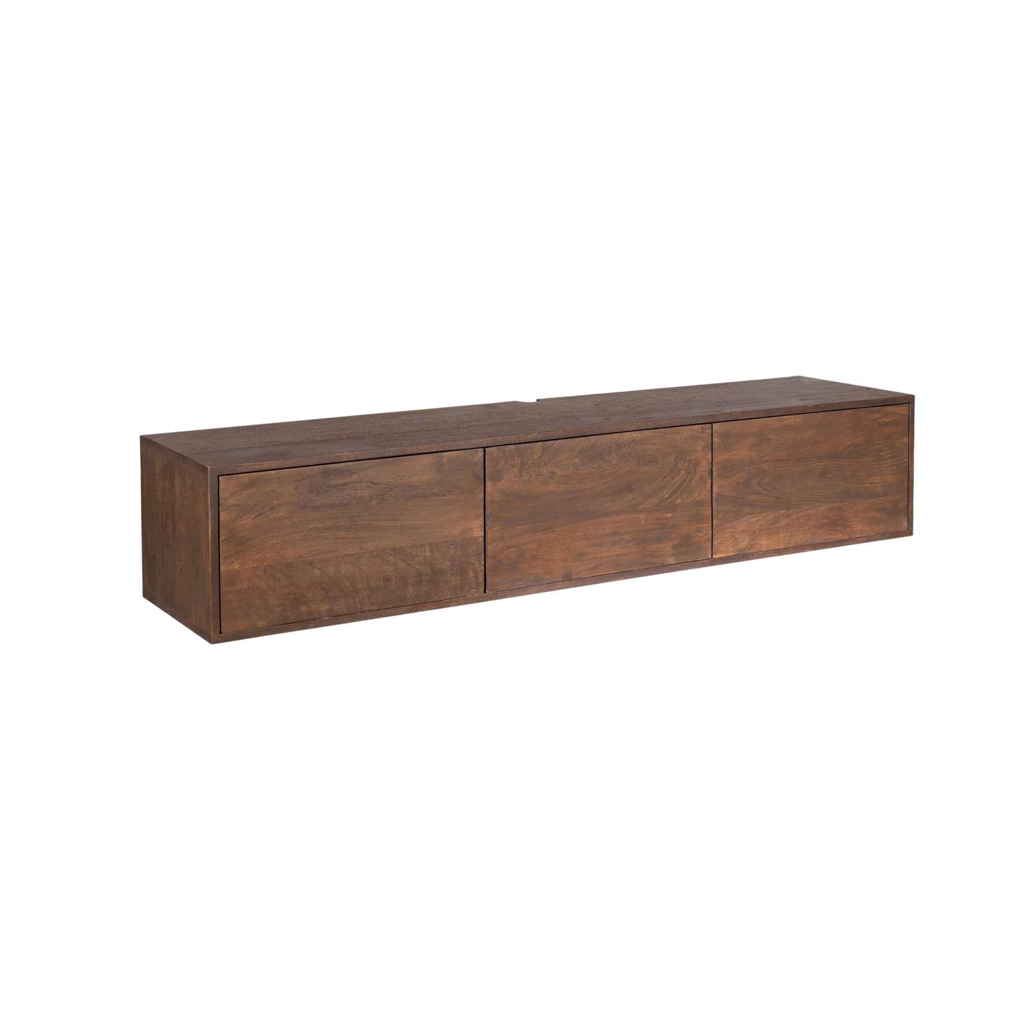Zwevend tv meubel Vision bruin | 160 cm