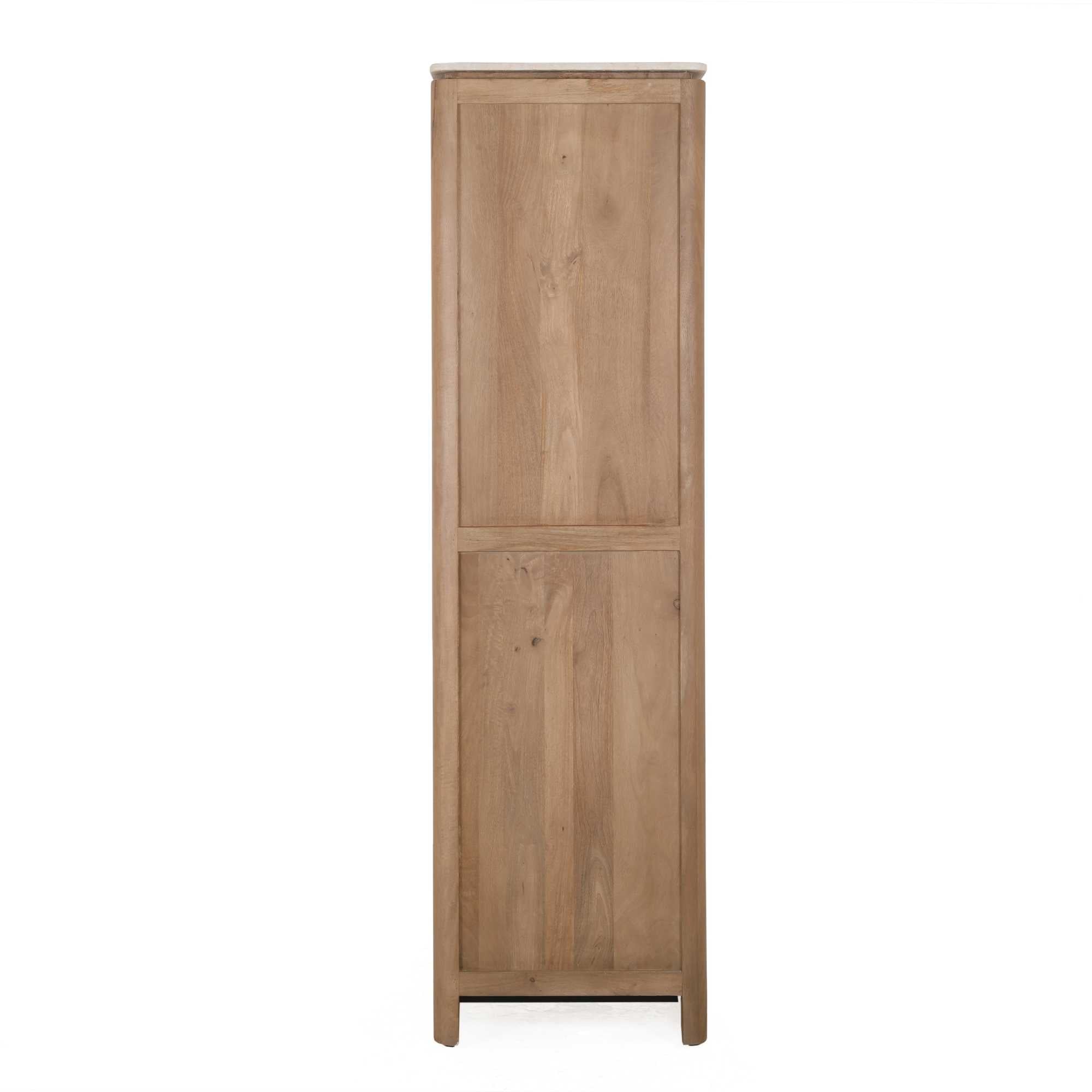 Kabinetkast Dallas Naturel Mangohout 55 cm