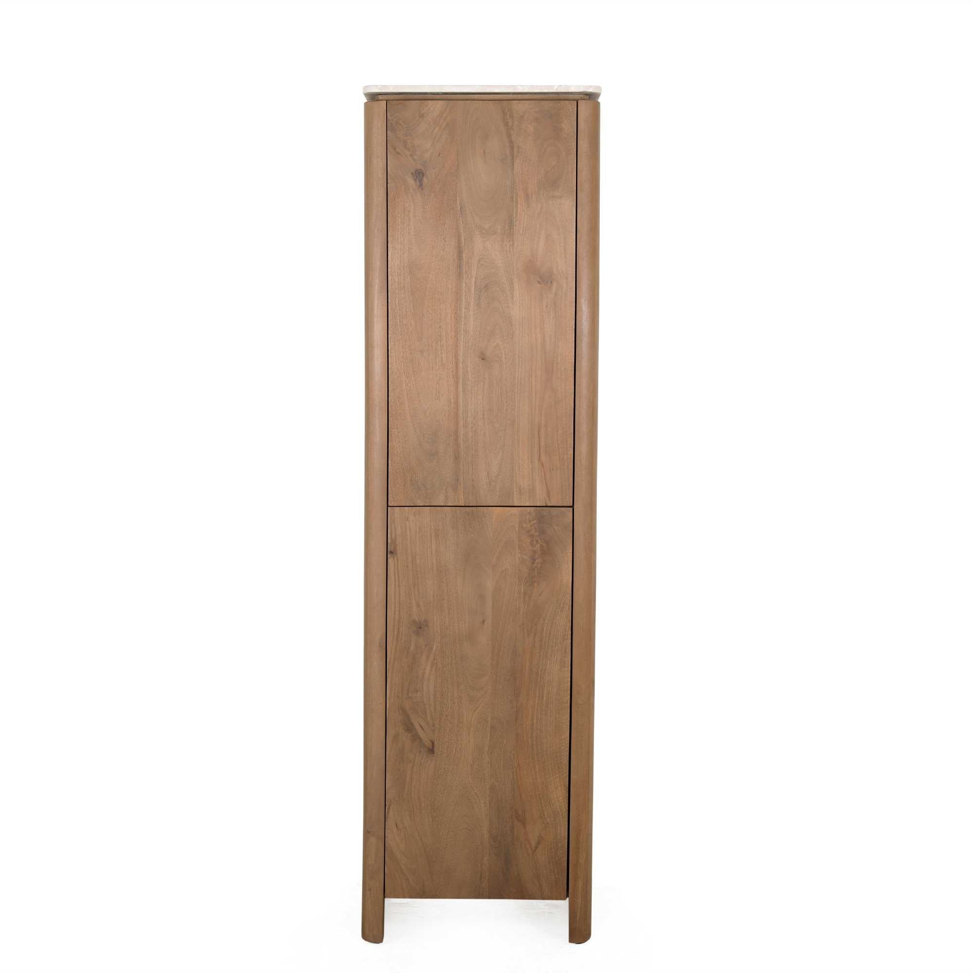 Kabinetkast Dallas Naturel Mangohout 55 cm