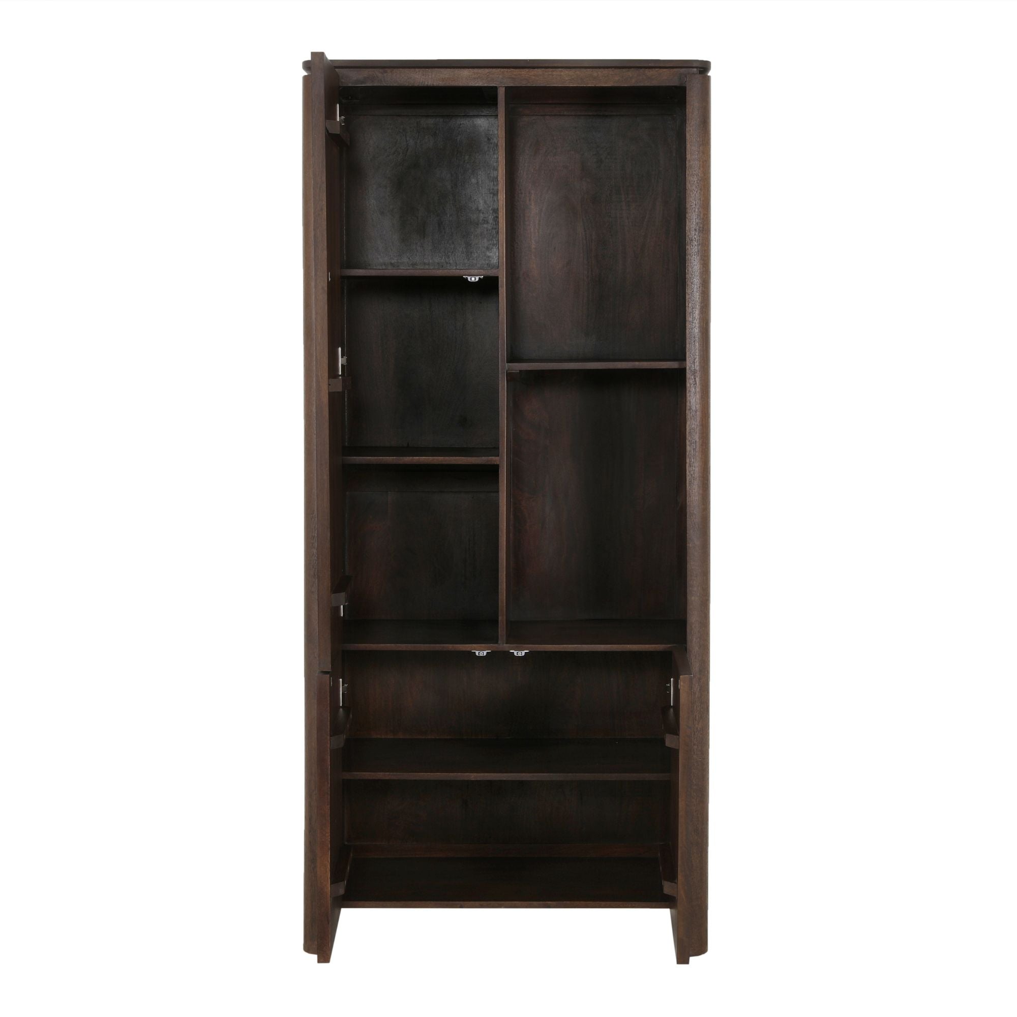 Vakkenkast Dallas Bruin Mangohout 90 cm
