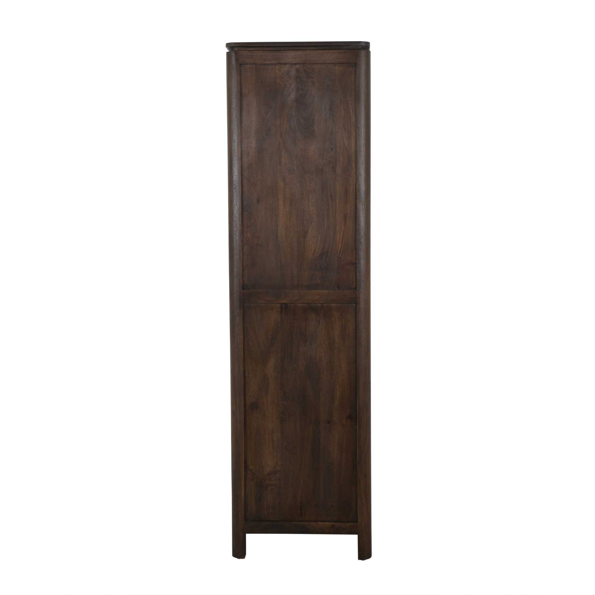 Boekenkast Dallas Bruin Mangohout 55 cm