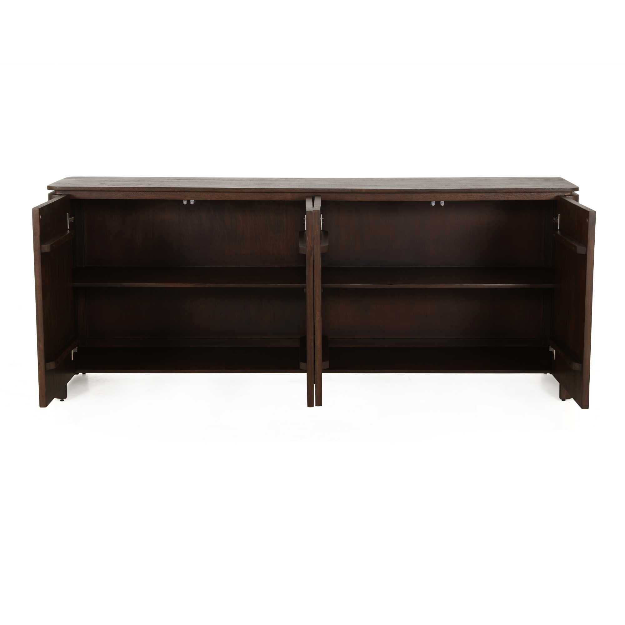 Dressoir Dallas Bruin Mangohout 210 cm