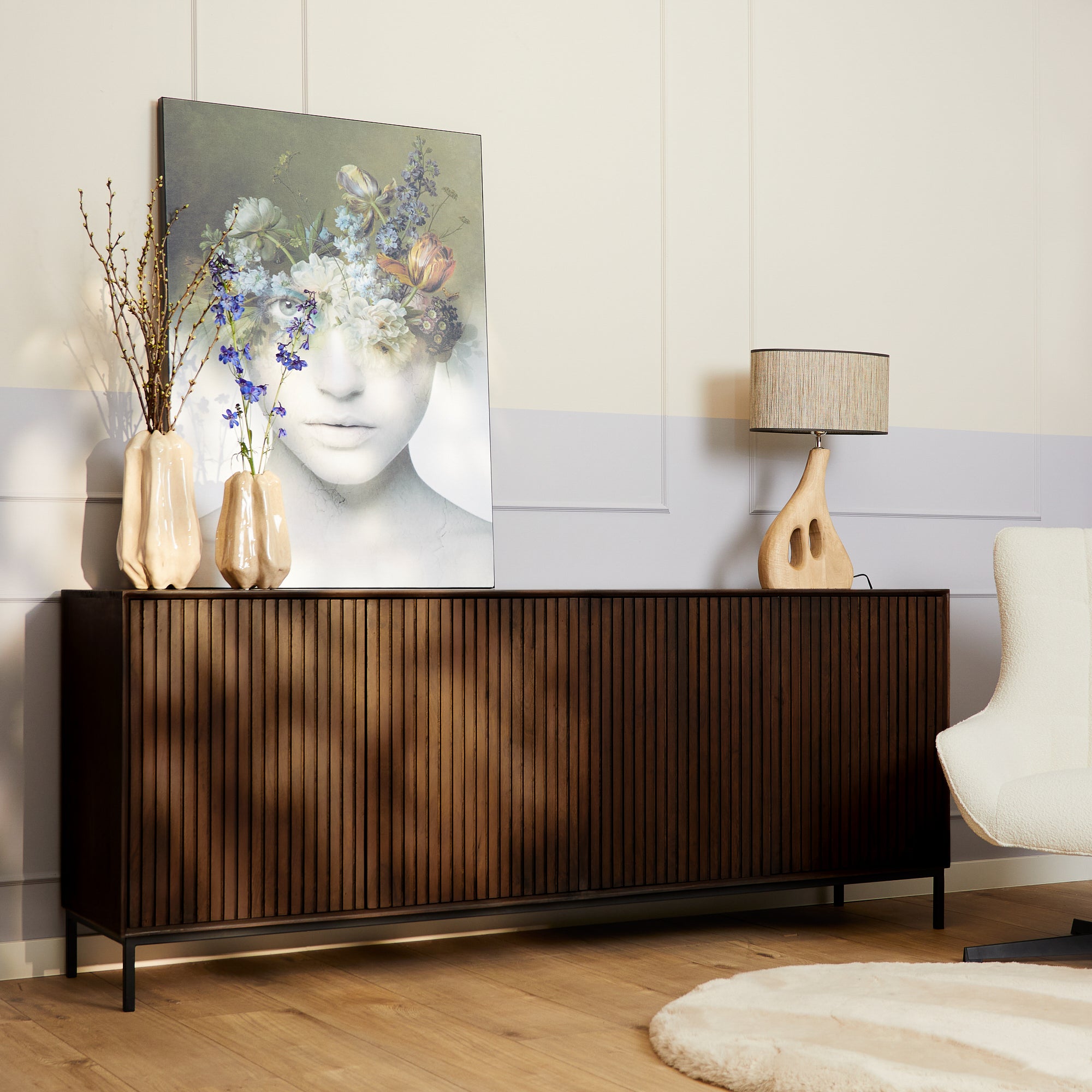 Dressoir Madison Brown | 210 cm