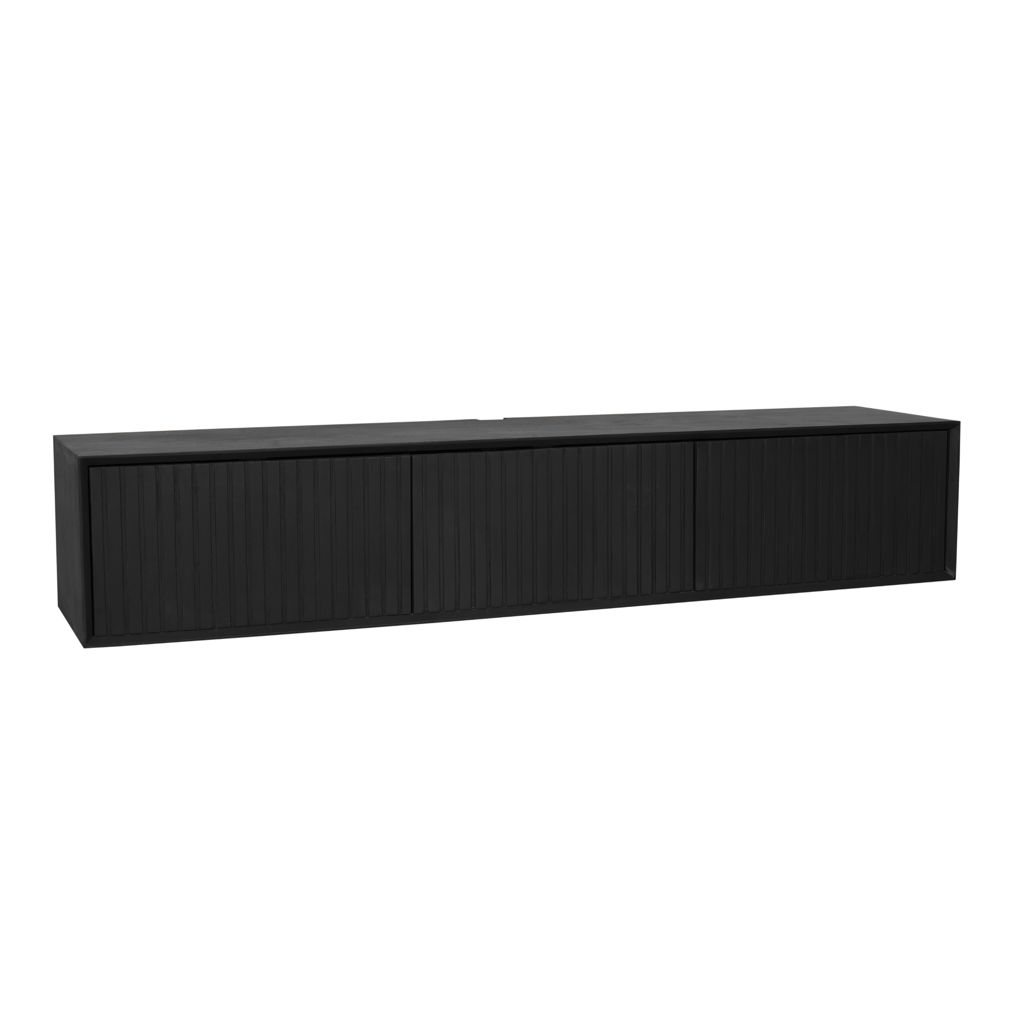 Zwevend tv meubel Madison zwart | 160 cm