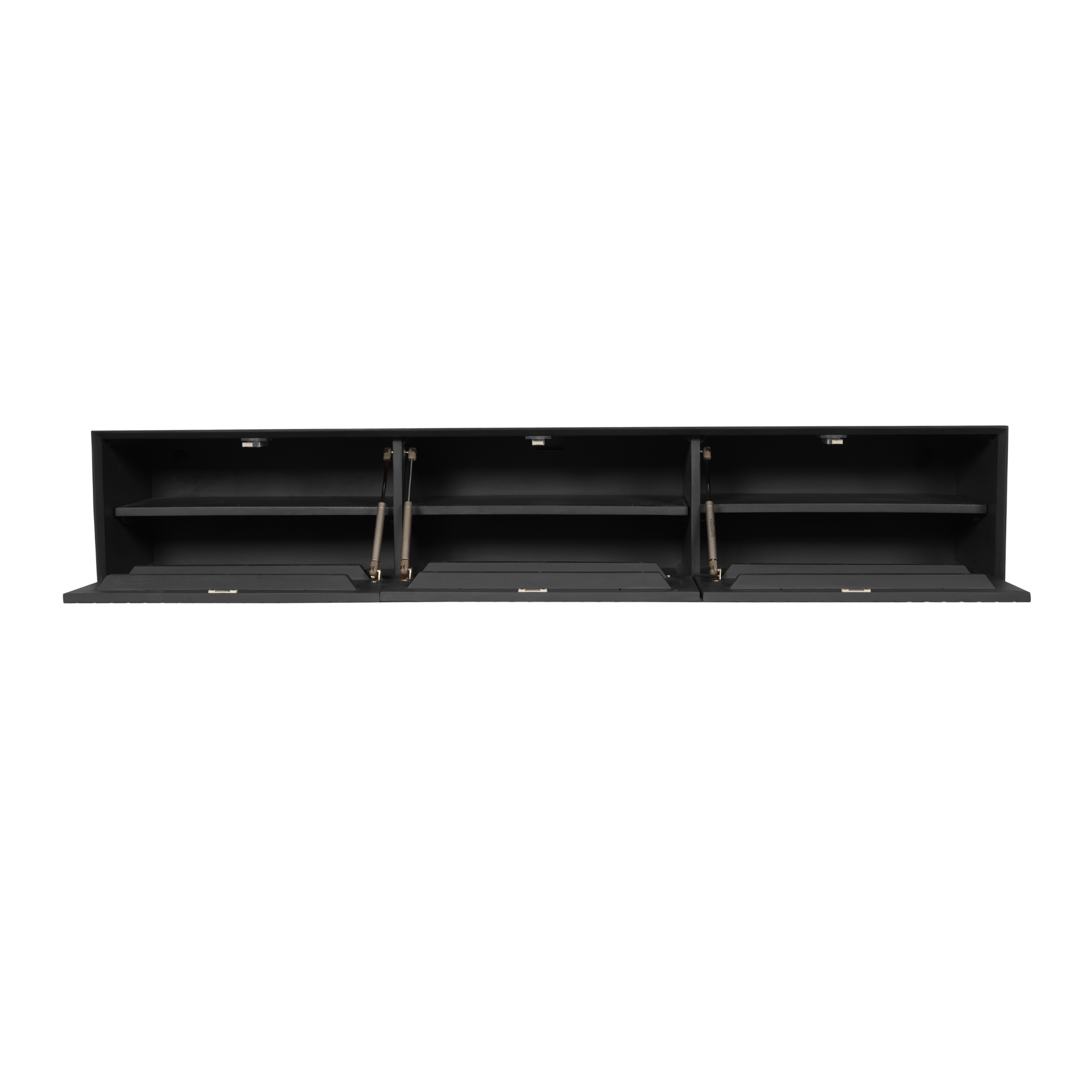 Zwevend tv meubel Madison zwart | 160 cm
