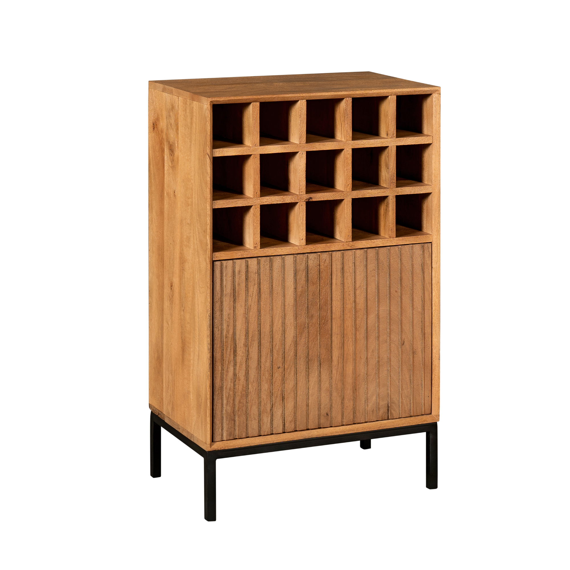 Wijnkast Madison Natural | 55 cm