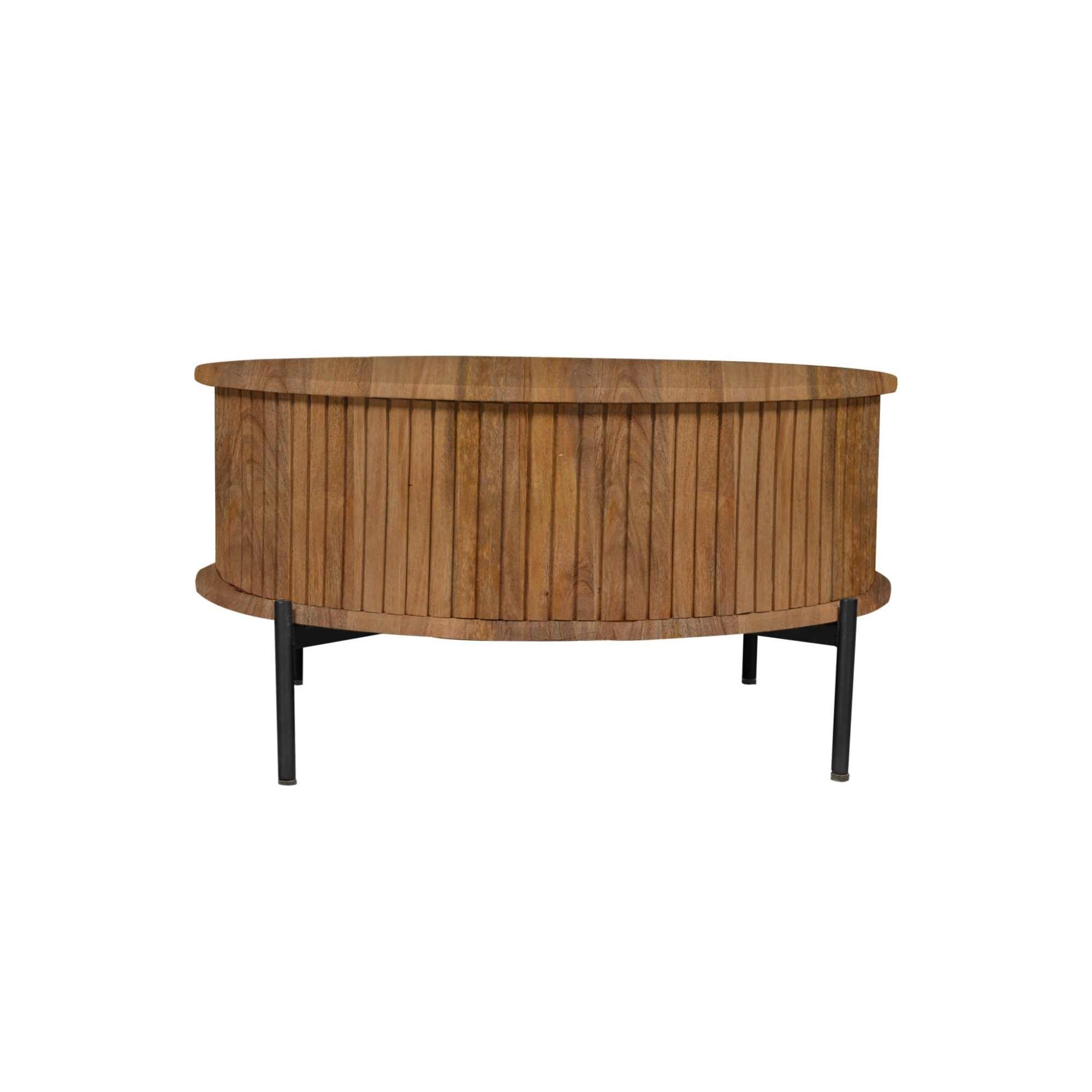 Salontafel Madison Natural | 80 cm | Rond