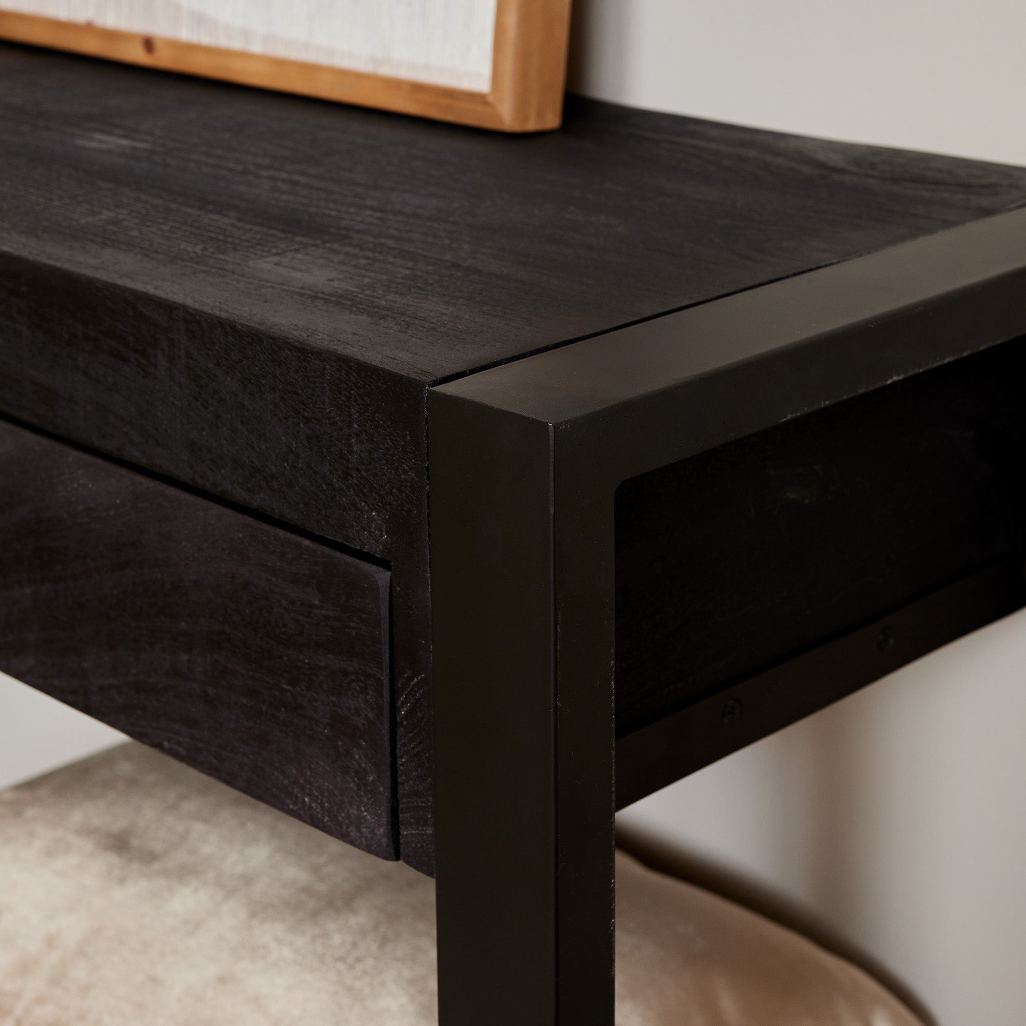 Consoletafel Boaz Black | 120 cm