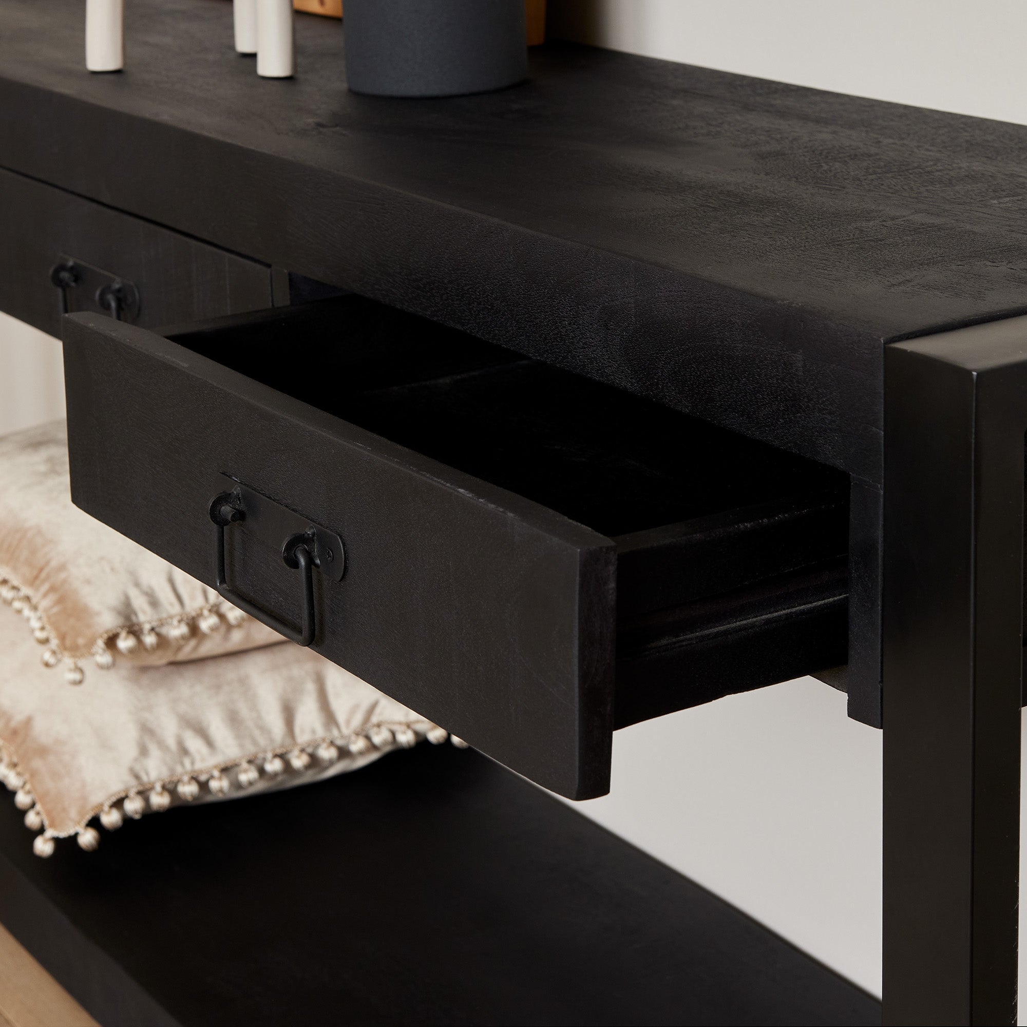 Consoletafel Boaz Black | 150 cm