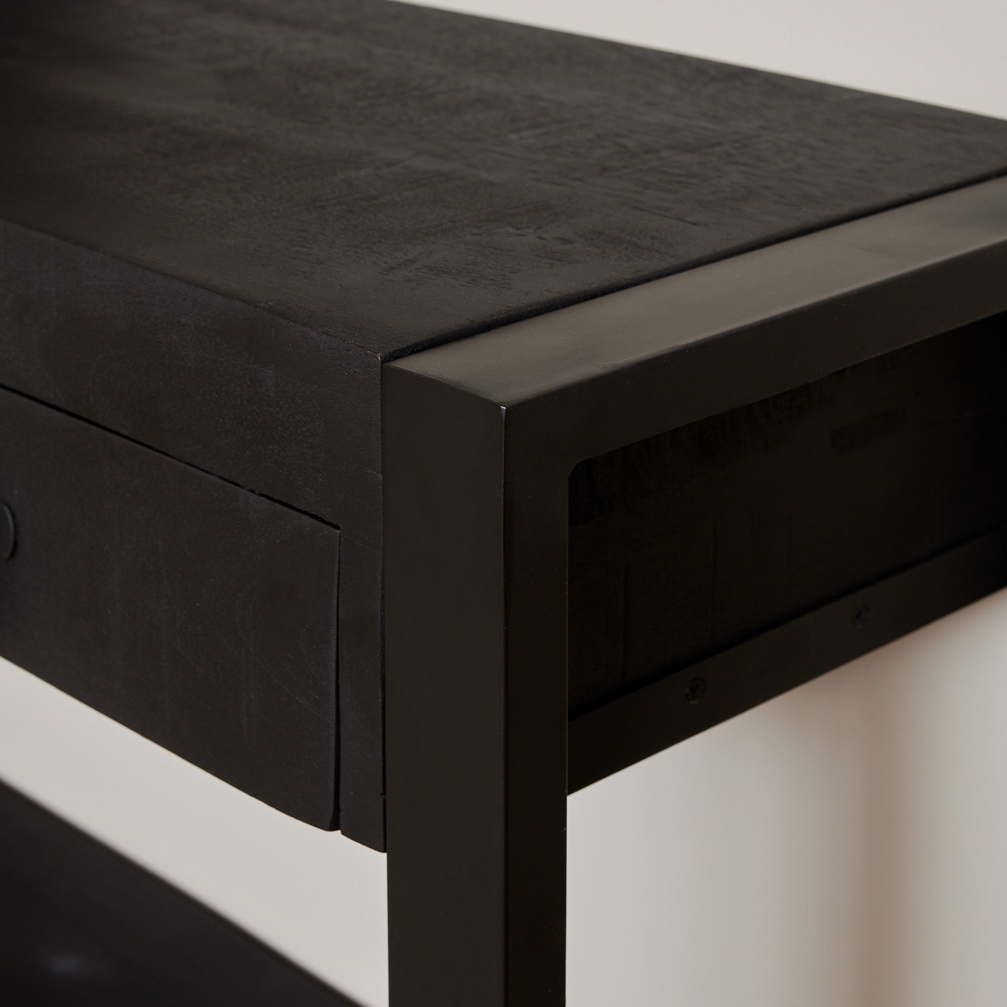 Consoletafel Boaz Black | 150 cm
