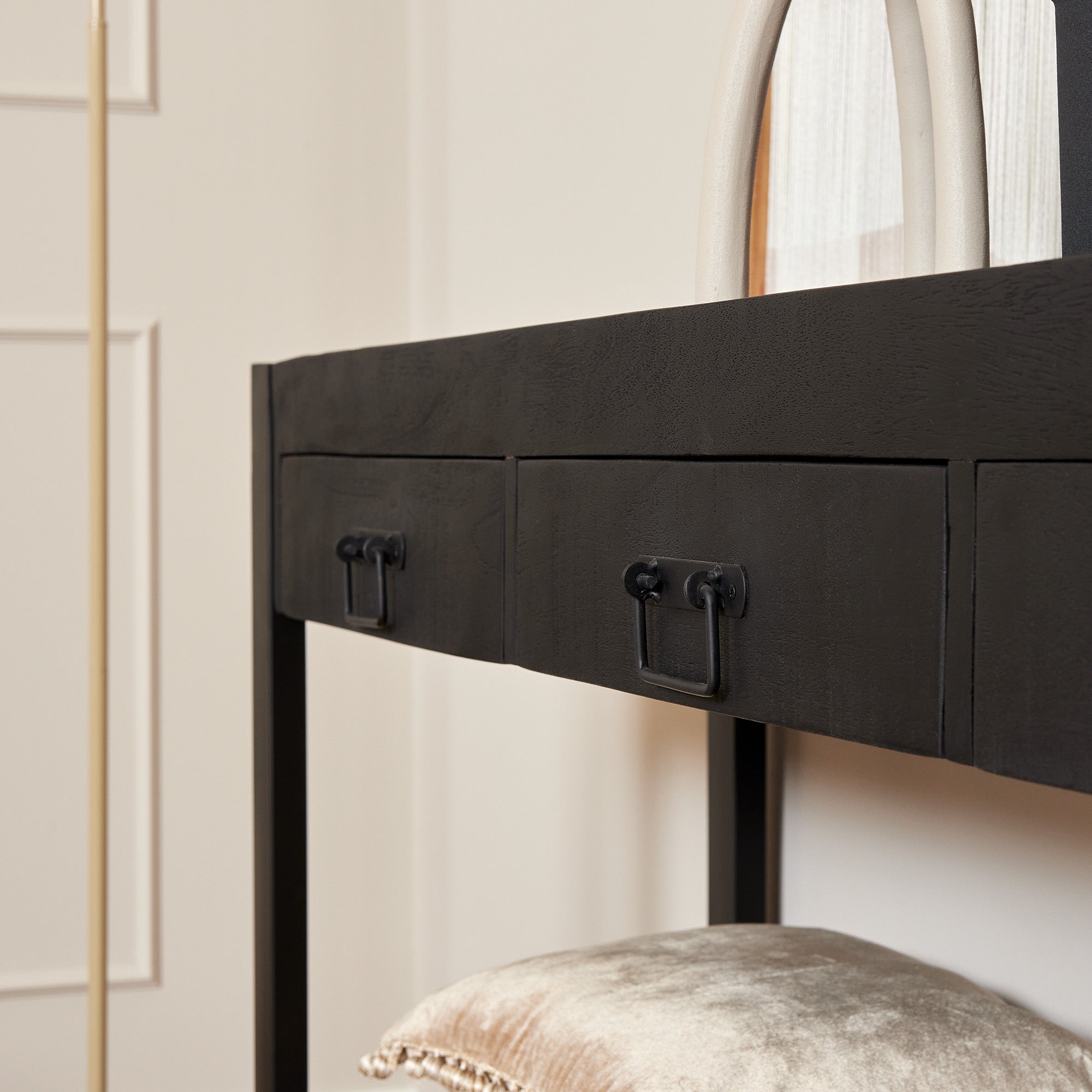 Consoletafel Boaz Black | 150 cm