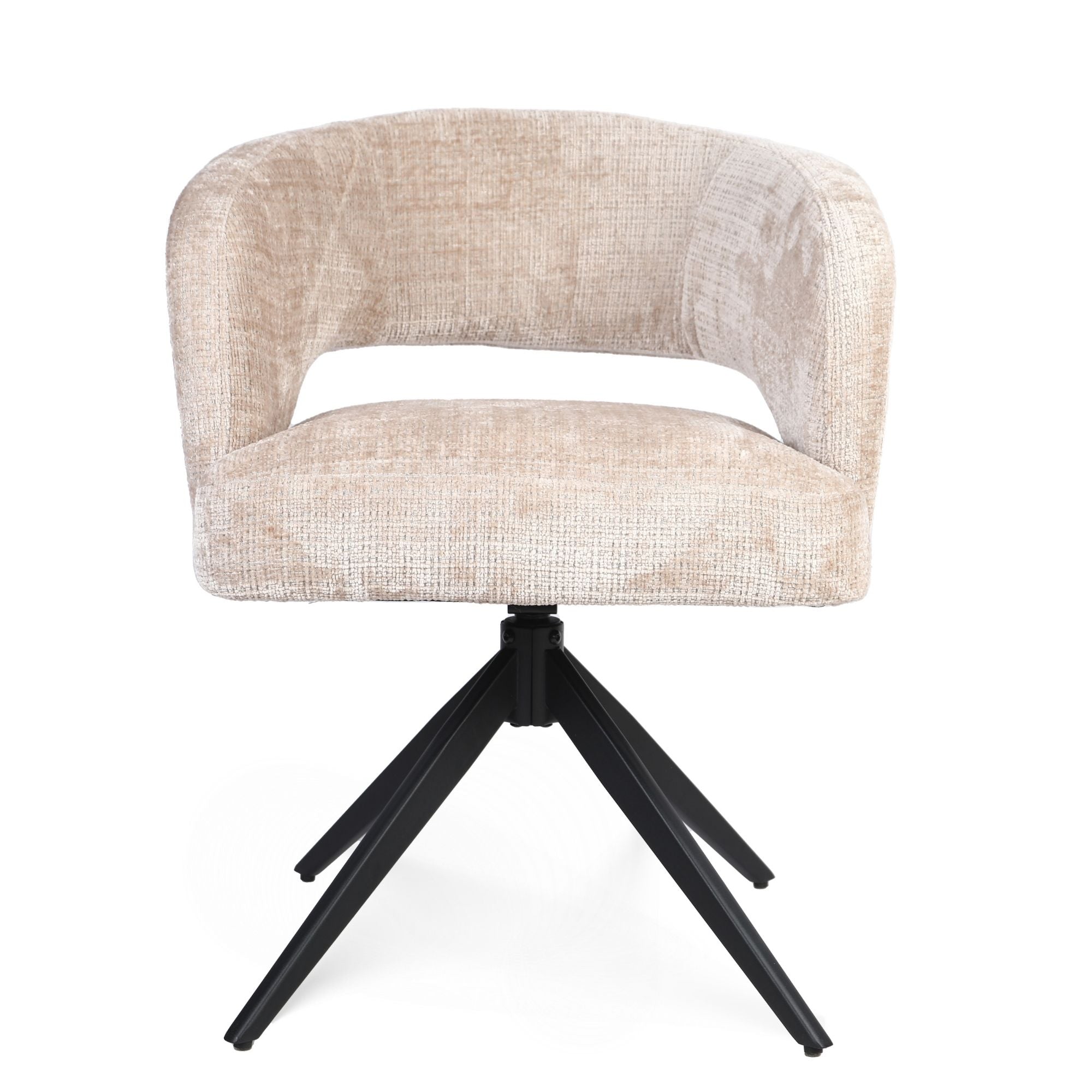 Eetkamerstoel Demi | Beige | Poot Black