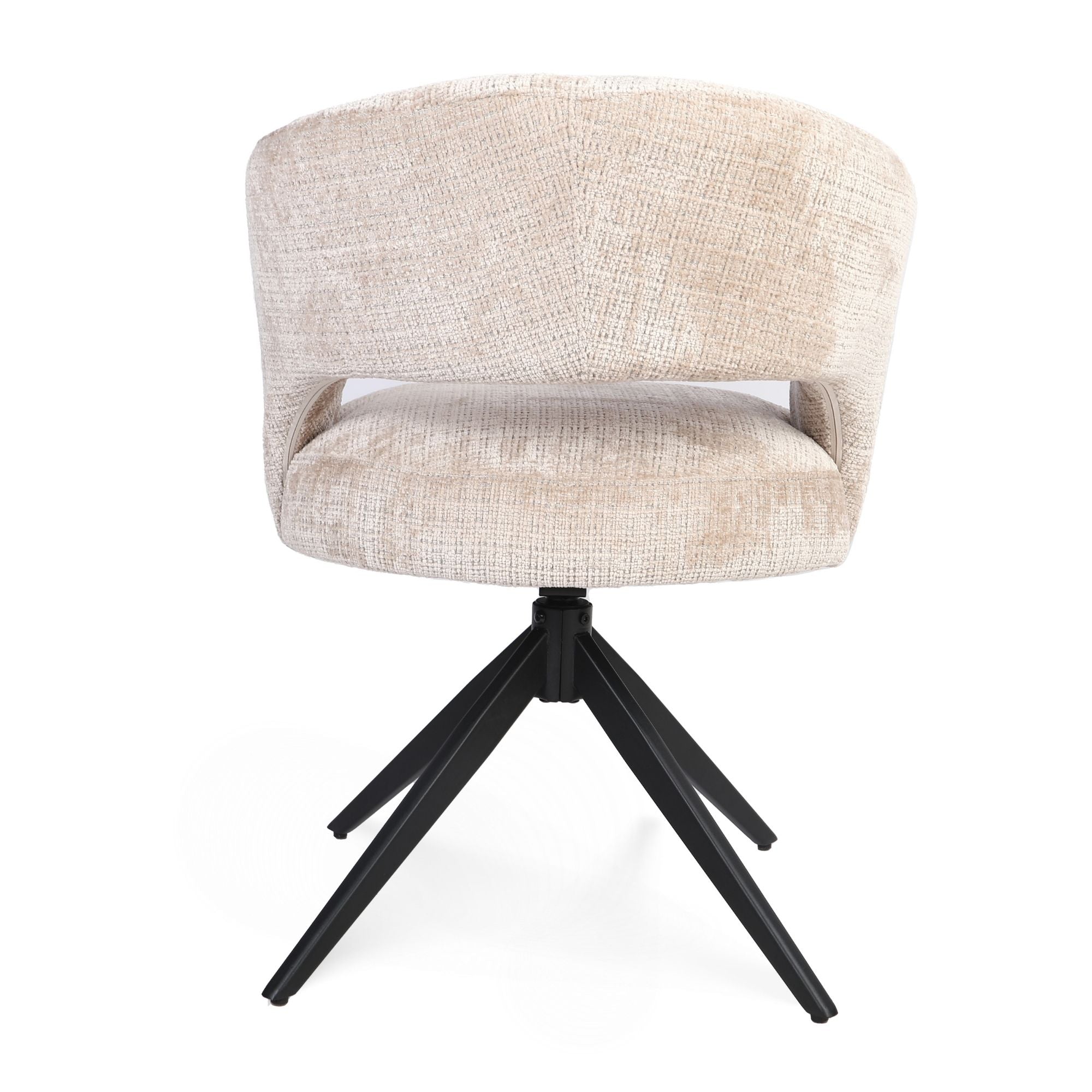 Eetkamerstoel Demi | Beige | Poot Black