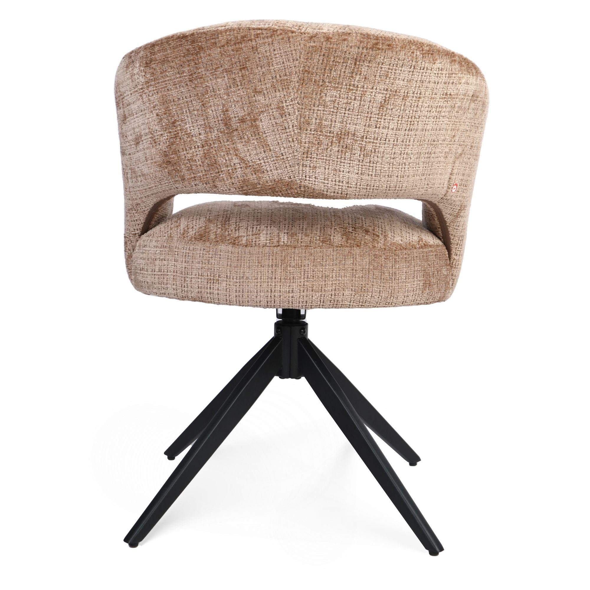 Eetkamerstoel Demi | Cinnamon | Poot Black