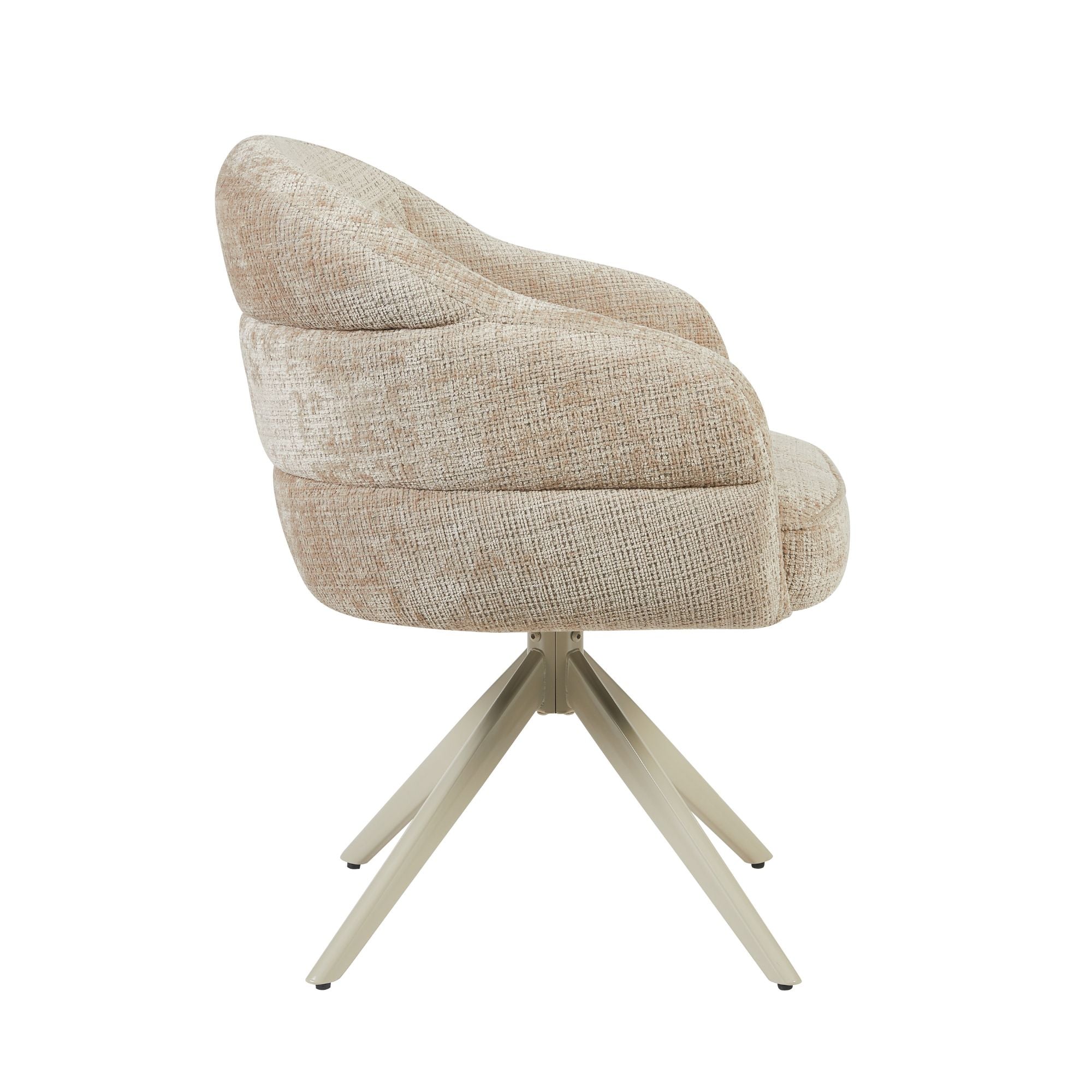 Eetkamerstoel Bella | Beige | Poot Sand