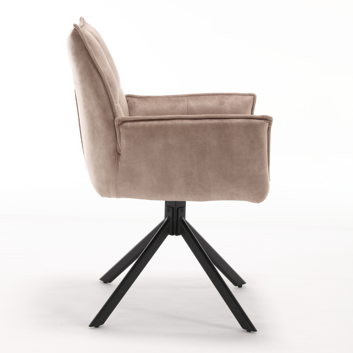 Eetkamerstoel Dani | Velvet Beige (set of 2)