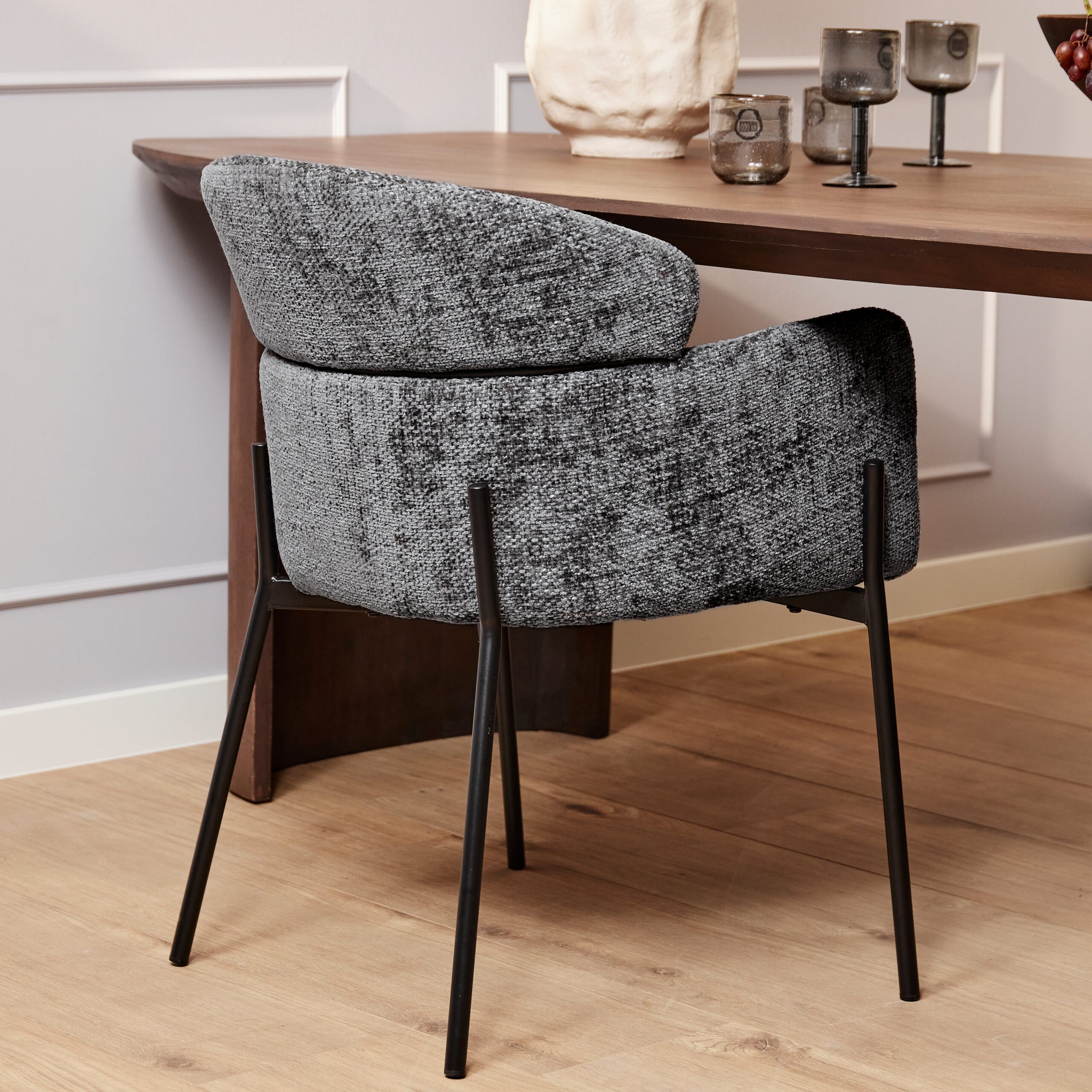 Eetkamerstoel Otis | Grey (set of 2)