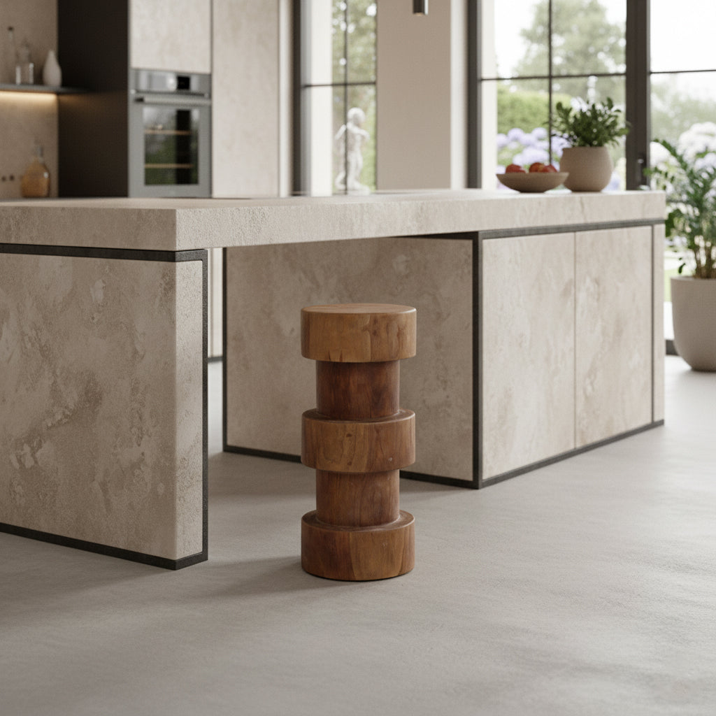 Forma teakhouten barkruk Totoma naturel