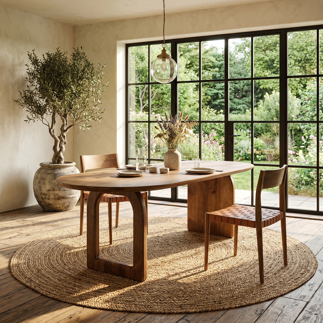 Bullnose eettafel - 200