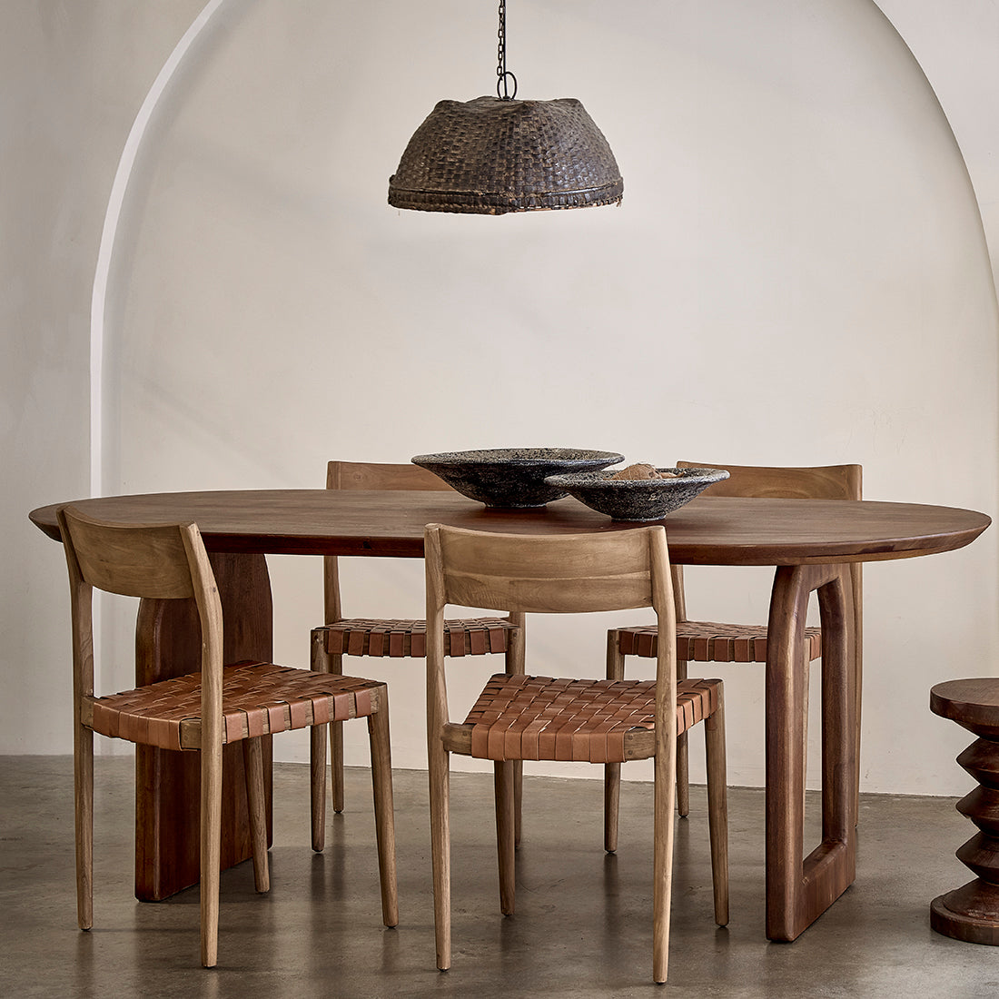 Bullnose eettafel - 200