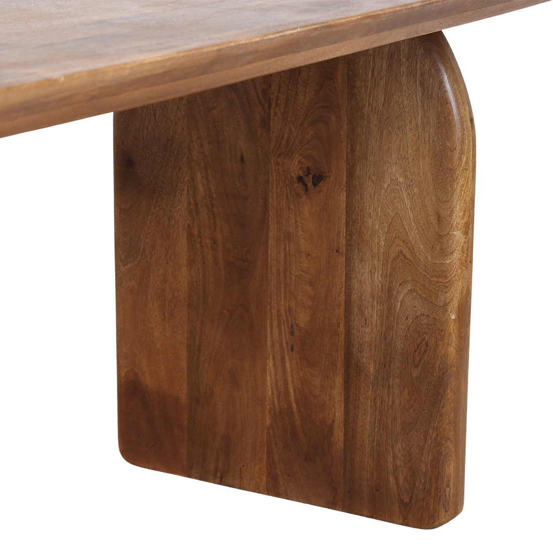 Bullnose eettafel brown - 240 - mix base