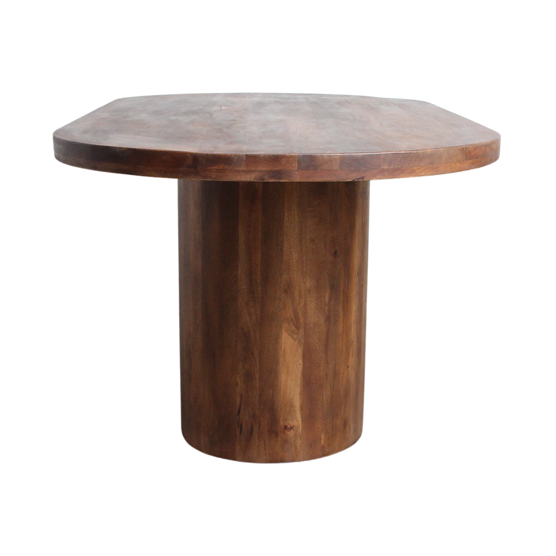 Bullnose Oblong mangohouten eettafel ovaal - 200 cm