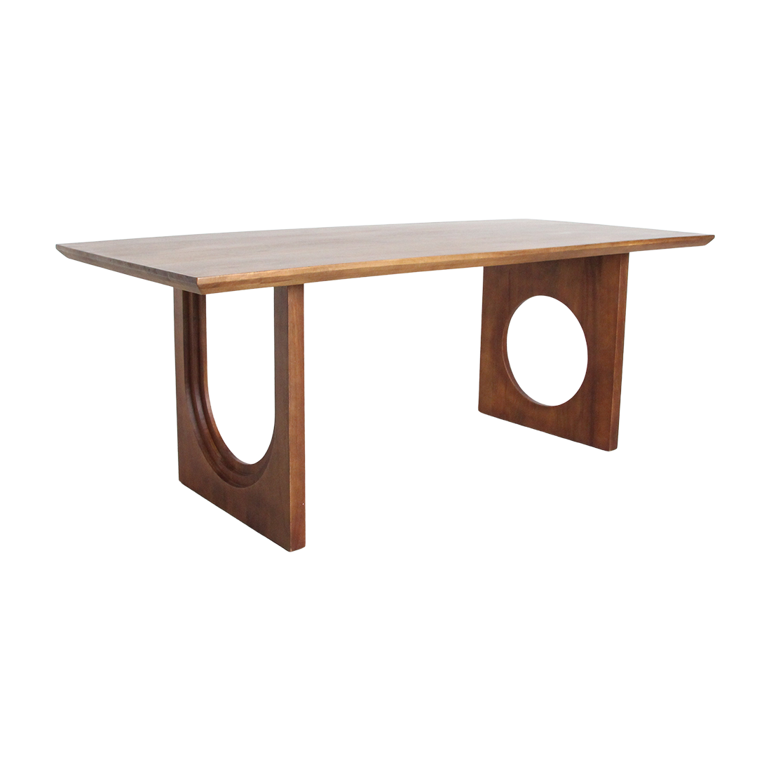 Bullnose Chamfered Mix mangohouten eettafel  - 180 cm