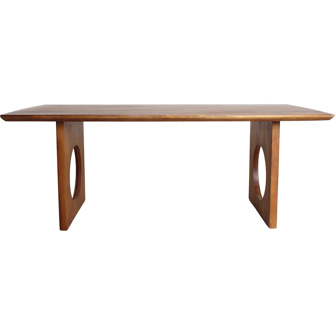 Bullnose Chamfered Loop mangohouten eettafel  - 200 cm