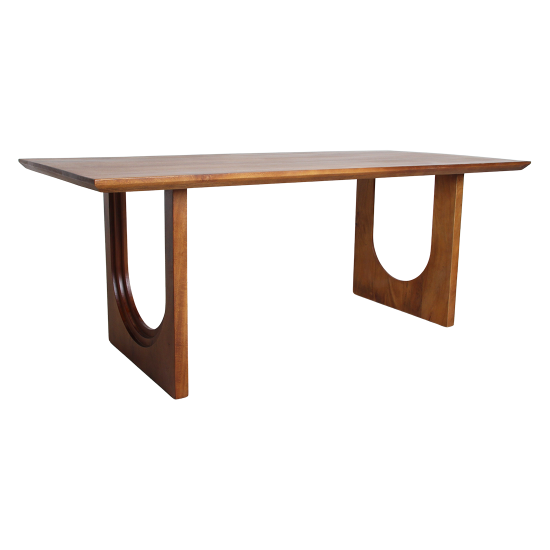 Bullnose Chamfered Arch mangohouten eettafel  - 200 cm