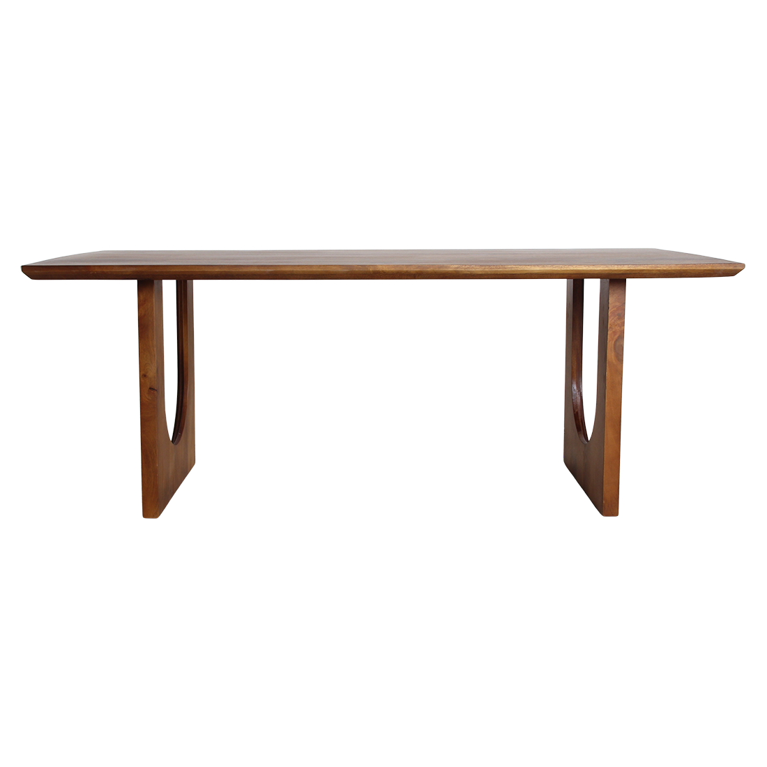 Bullnose Chamfered Arch mangohouten eettafel - 240 cm