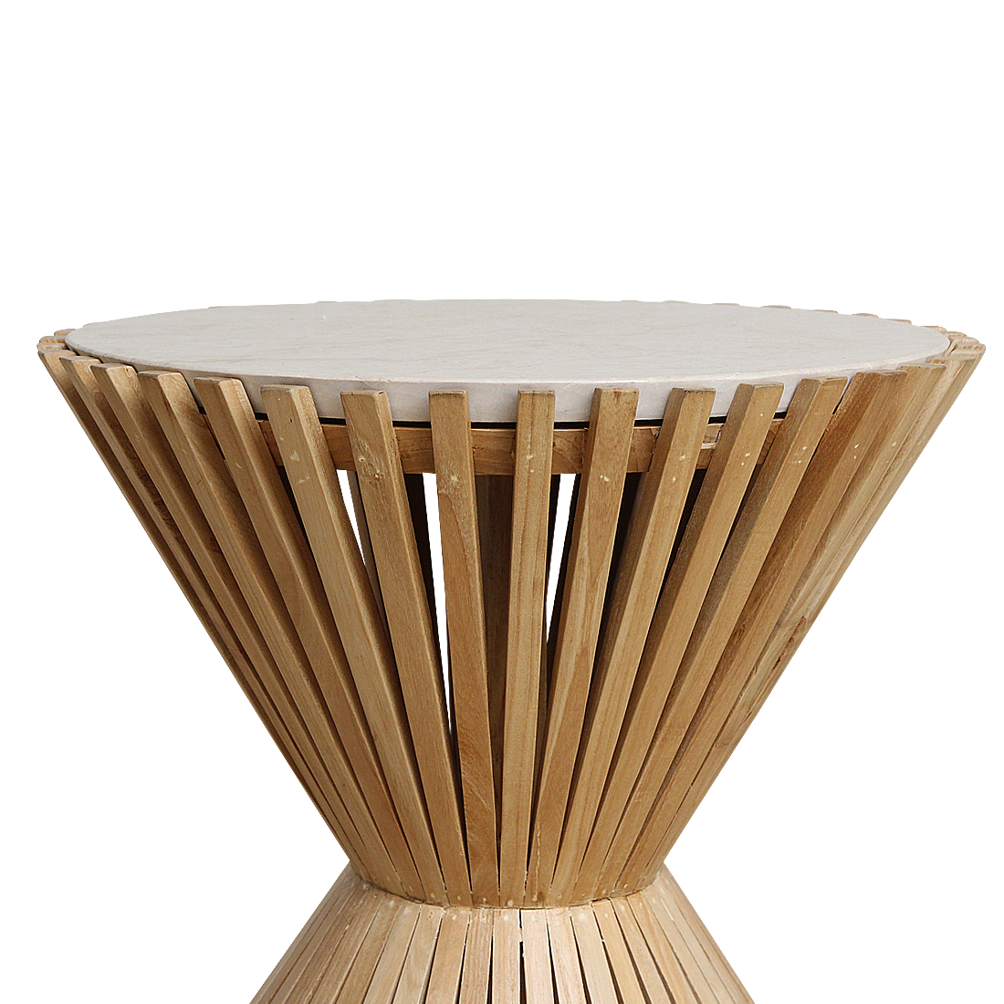 Infinity marmeren bijzettafel Hourglass