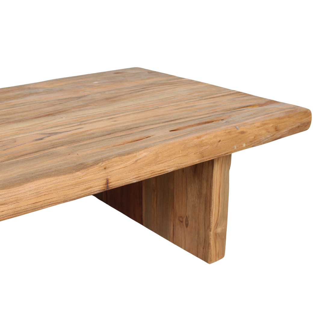 Teakhouten salontafel - FSC-gerecycled - 140x60x30 cm