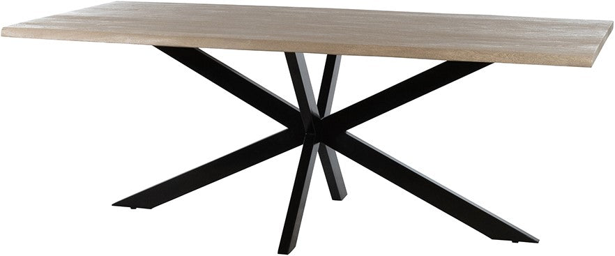 Eetkamertafel 180, Acacia Weathered Wood
