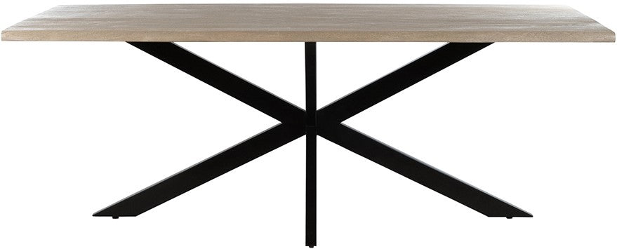 Eetkamertafel 180, Acacia Weathered Wood