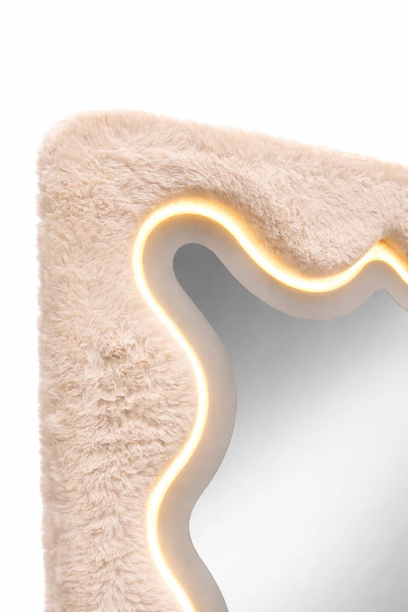 Spiegel teddy met verlichting