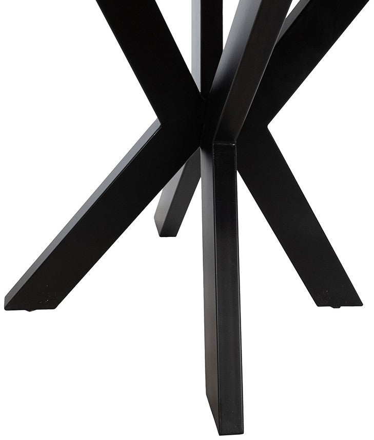 Eetkamertafel Ø130, Acacia Black