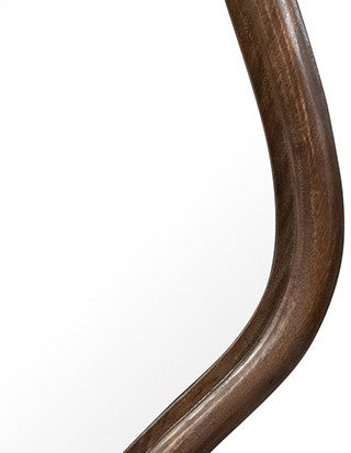 Wavy spiegel 80, Mango Brown Walnut