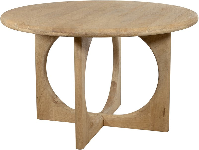 Eetkamertafel Ø130, Acacia Groovy Natural